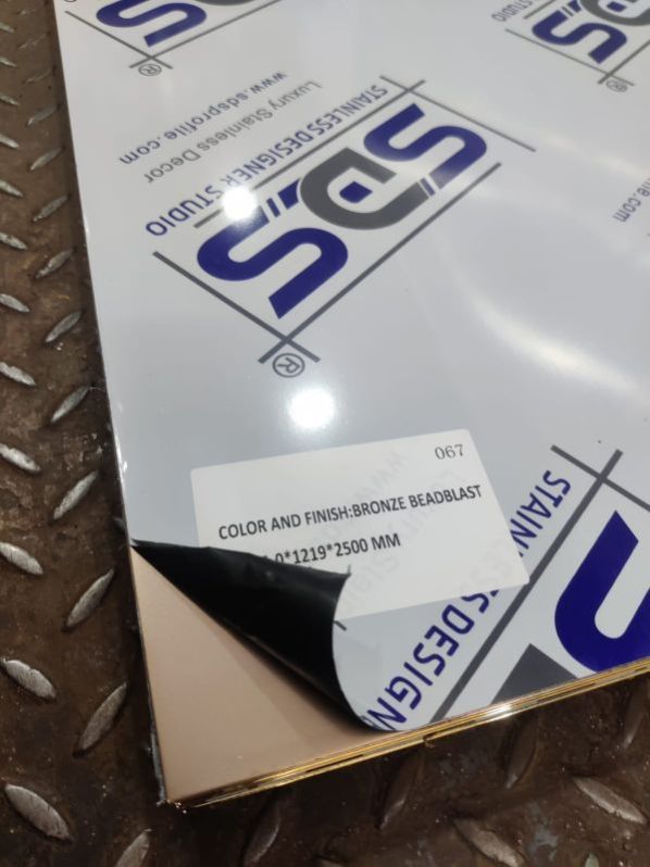 Stainless Steel Beadblast Sheet By Sds