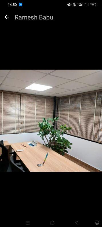 Plain Horizontal Wooden Blinds, for Window Use, Packaging Type : Bamboo packing