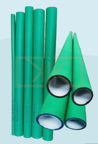 Green Round PPR Pipes, for Water Treatment Plant, Construction, Water Supply, Length : 4000-5000mm