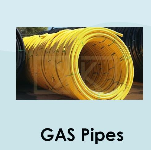 Round PVC GAS Pipes