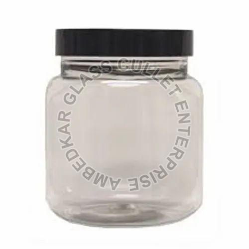 Transparent 350gm Food Storage Glass Jar