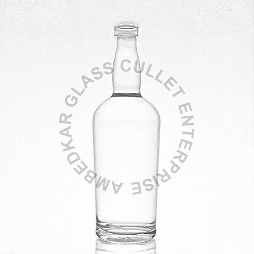Plain 750ml Liquor Bottle, Shape : Round