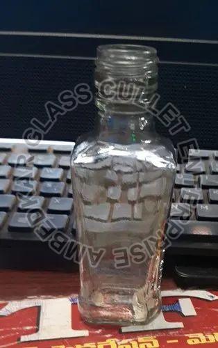 Transparent 90ml Glass Bottle