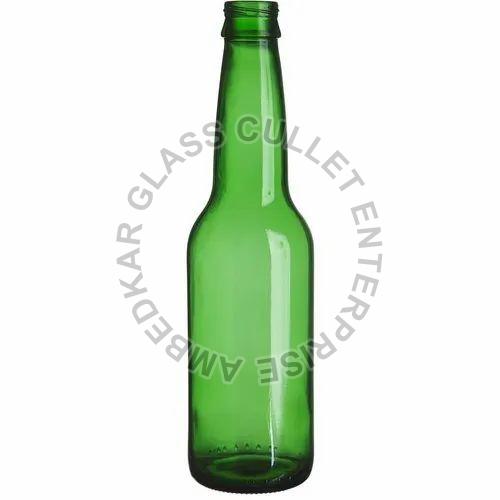 Green Glass Cleaned Beer Bottles