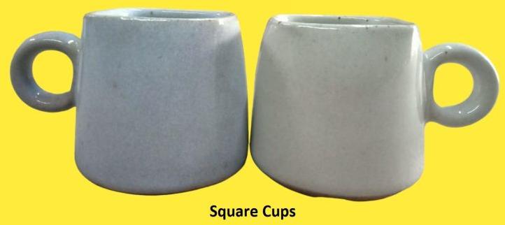 Polished Plain Ceramic Cups, for Drinking Coffee, Size : 9cm Dia / 11 Cm Dia