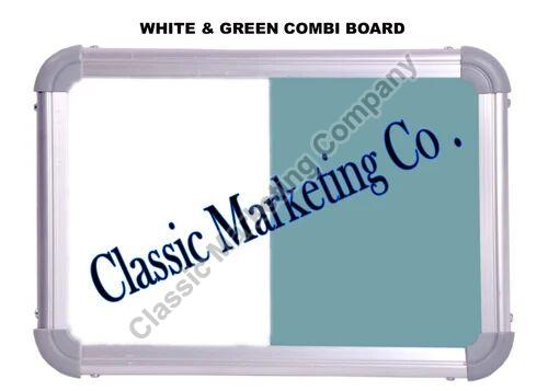 While And Green Combi Board, Shape : Rectangular