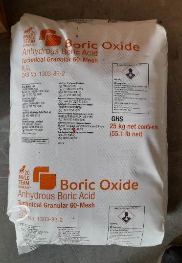 Boron Oxide Powder, Grade : Technical Grade