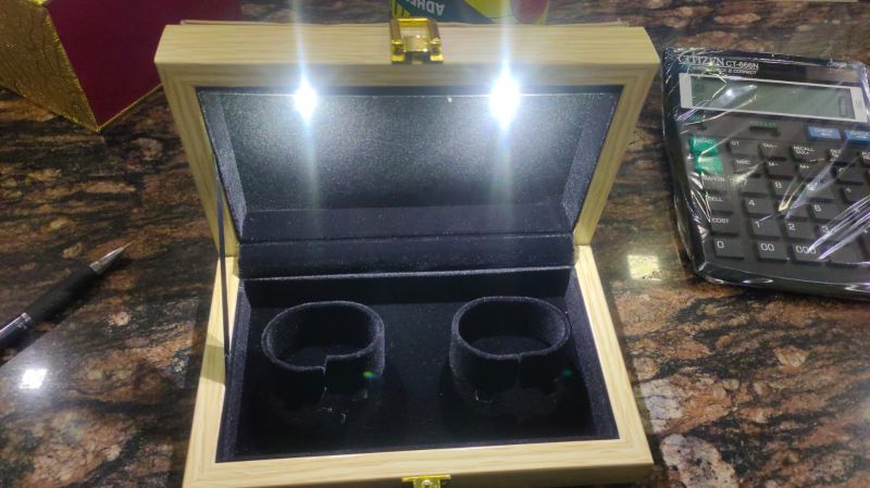 LED Wooden Bangle Box, Size : Multi Size