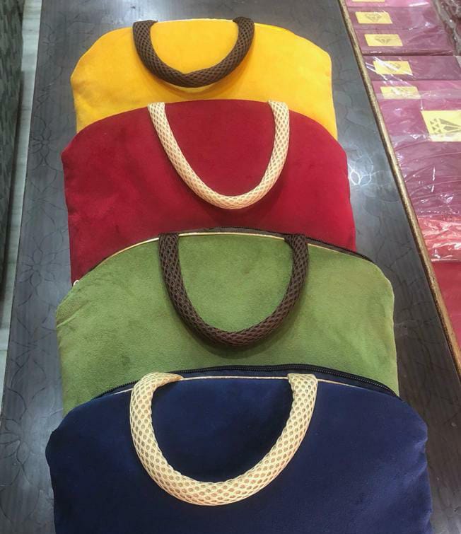 Suede Jewellery Bag