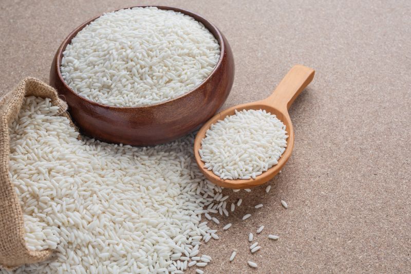 White Natural Soft Jeera Non Basmati Rice, for Cooking, Variety : Medium Grain