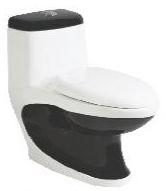 Sonara Sanitaryware Ceramic Black White Water Closet, Size : Standard