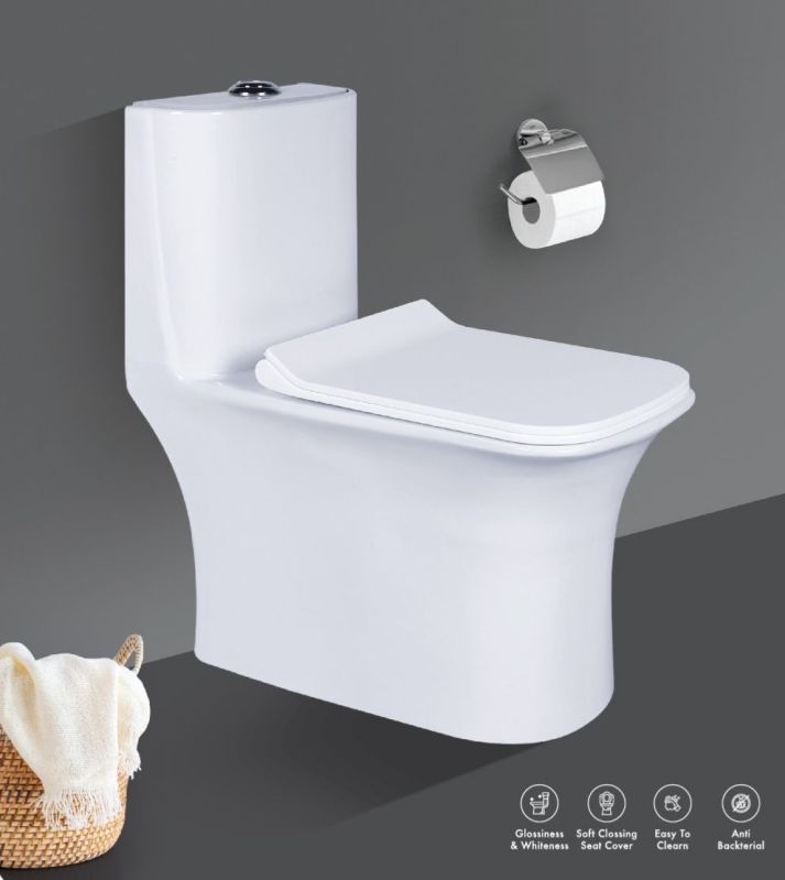 White Regenta One Piece Water Closet, Size : Standard