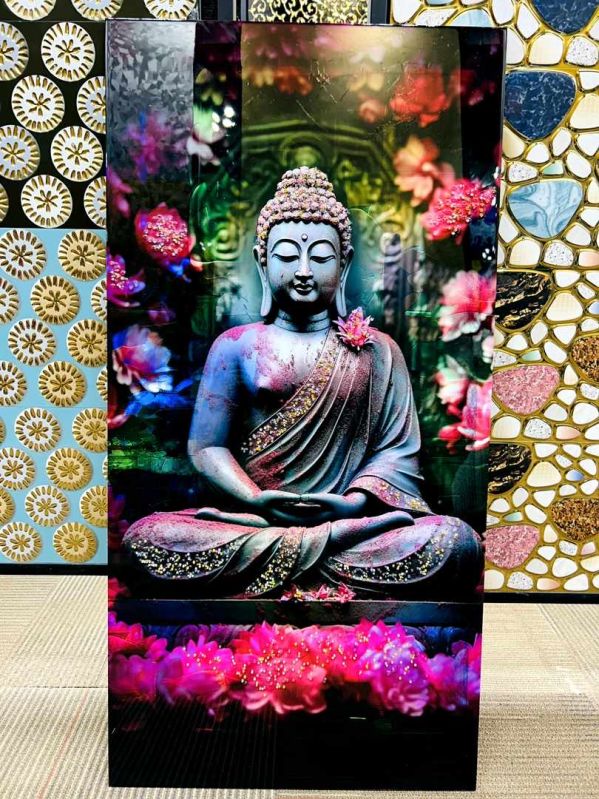 Vitrified buddha customised tiles, Size : Castmise