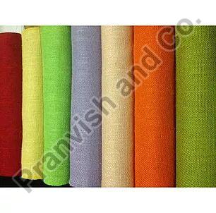 Plain Coloured Jute Fabric, Width : 40 Inch