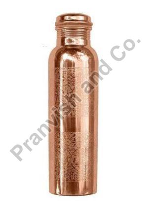Plain Etching Copper Bottle, Feature : Durable