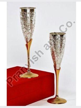 Brass Champagne Glass, for Bar ware