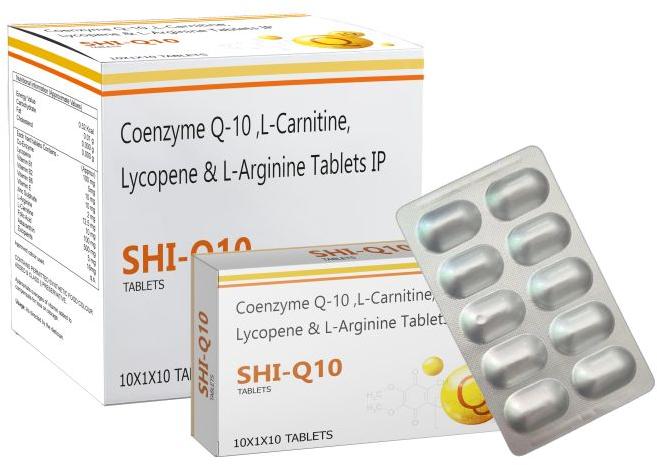 Coenzyme Q -10, L-Carnitine, Lycopene and L-Arginine Tablets