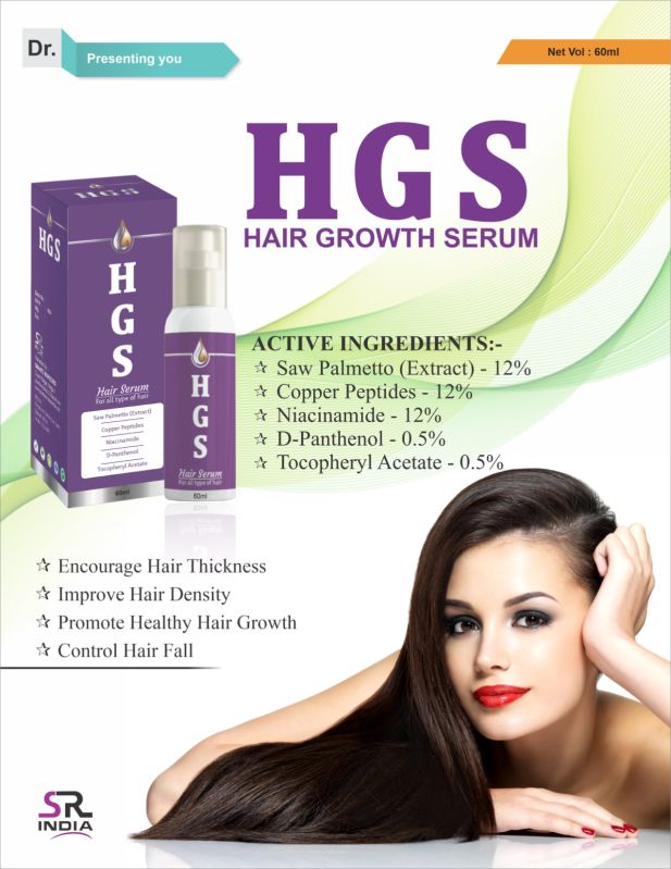 HGS hair Serum, Packaging Type : Plastic Bottles