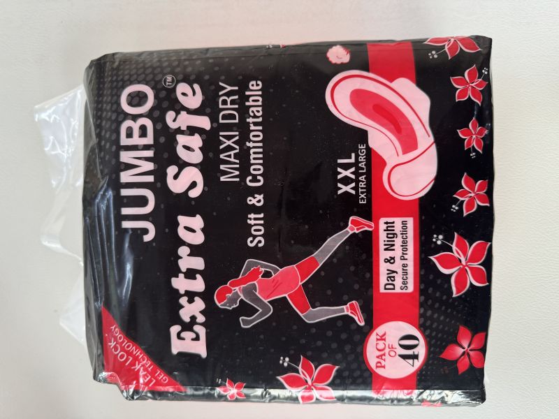 Extra safe sanitary pads