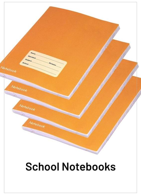 Plain Printed Staple School Notebook, Cover Material : Paper