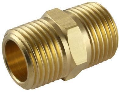 brass hex nipple