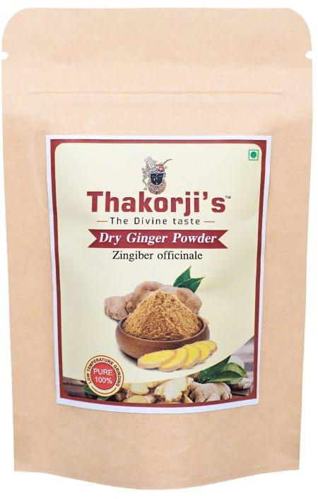 Thakorji Dry Ginger Powder, Packaging Size : 50gm