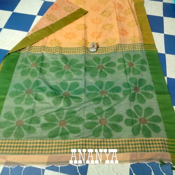 Handloom Cotton Printed Saree