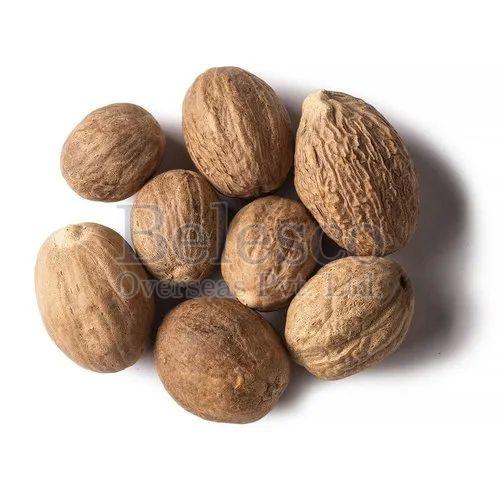 Brown Natural Whole Nutmeg, for Cooking, Packaging Type : Paper Box