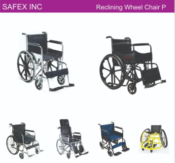SAFEX INCs Manual 10-15kg Foldable Wheelchair, for Handicaped Use, Frame Material : Iron