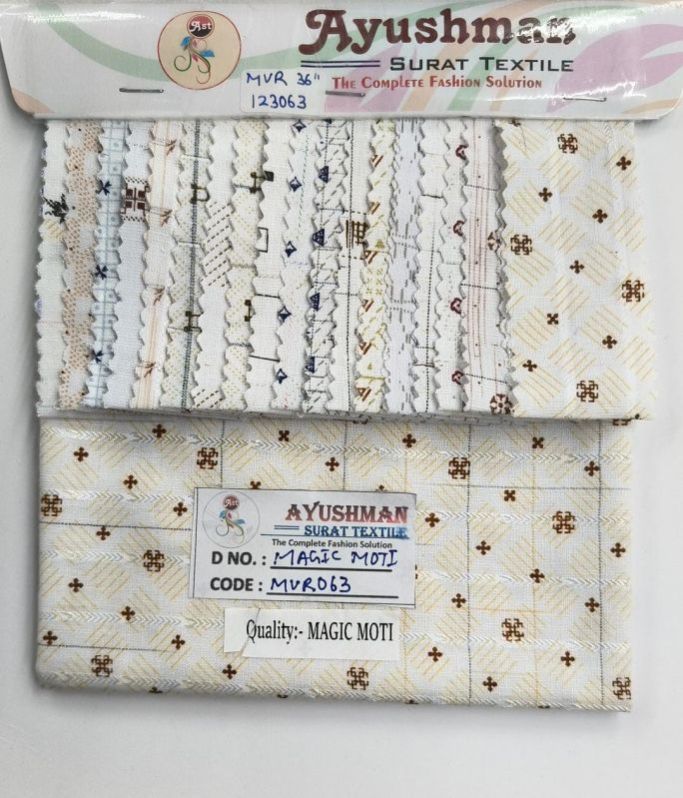 Magic Moti Cotton Shirting Fabric