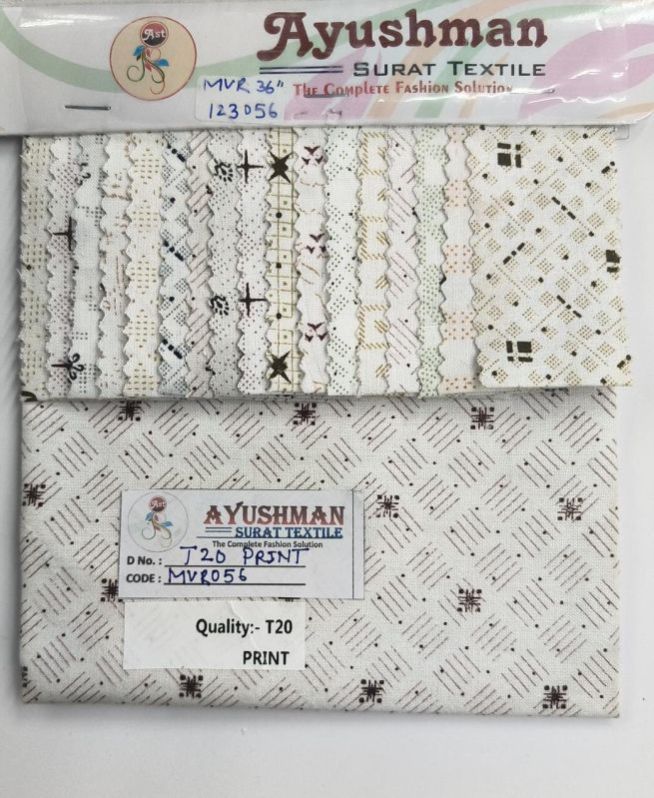 t20 Cotton Shirting Fabric