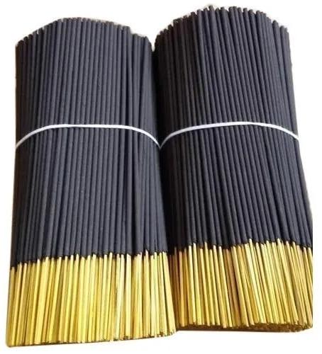 9 inch black raw agarbatti, for Worship, Packaging Size : 20Kg Bags