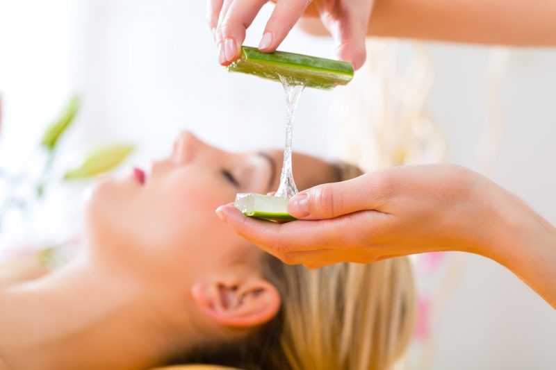 Experience Soothing Comfort With Aloe Vera Gel Massage