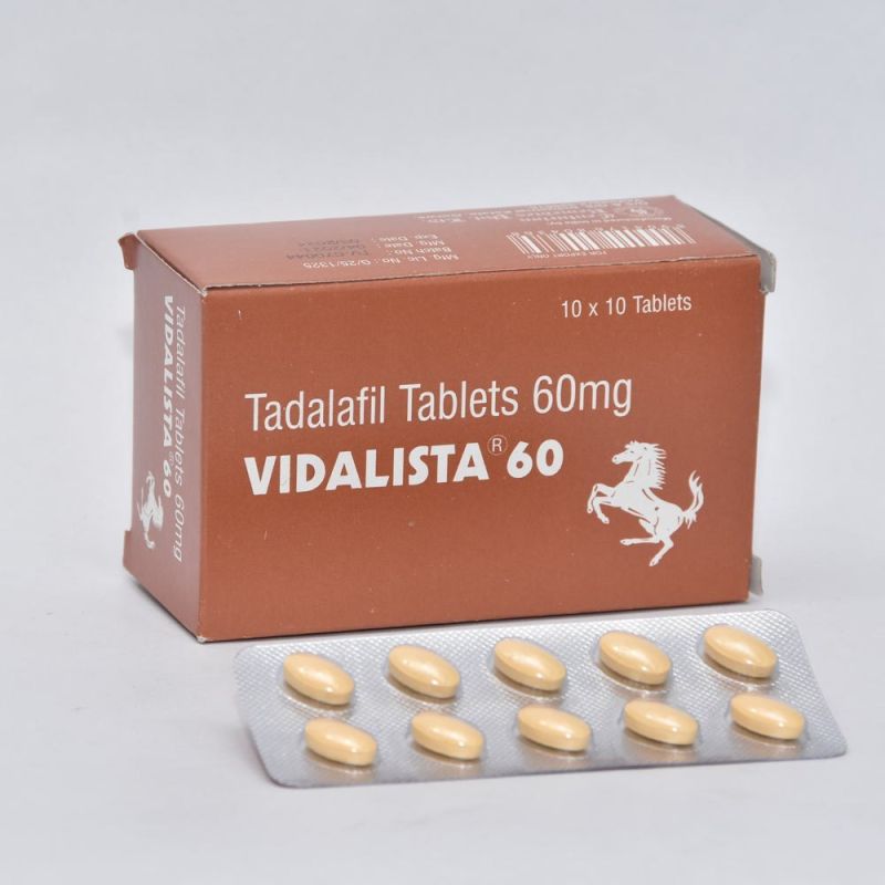 Vidalista 60mg Tablets, for Erectile Dysfunction, Medicine Type : Allopathic