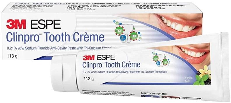 3M ESPE Clinpro Tooth Creme / Anti cavity Toothpaste 113gm