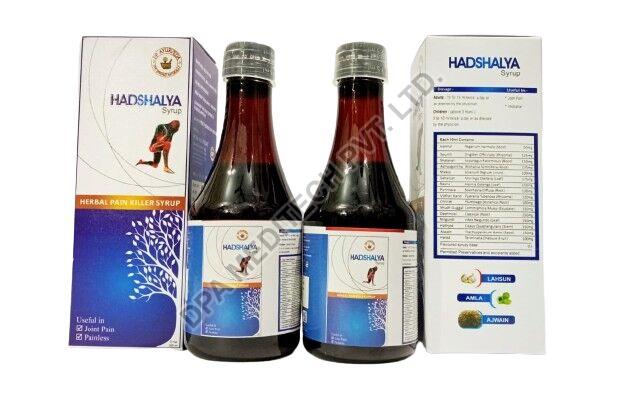 200ml Hadshalya Syrup, Packaging Type : Plastic Bottle