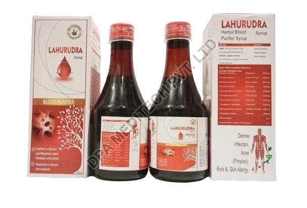 Liquid 200ml Lahurudra Syrup, For Ayurvedic Blood Purifier, Sealing Type : Single Seal