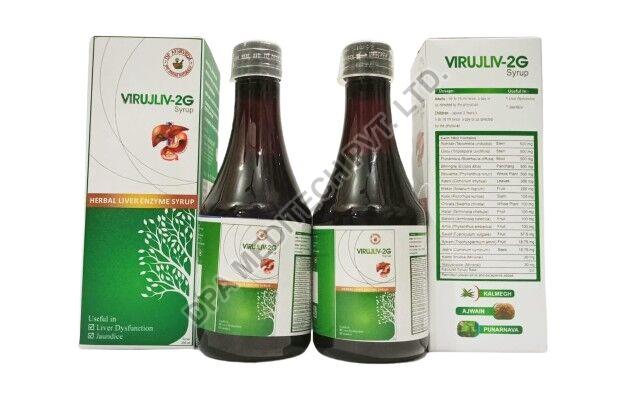 Liquid 200ml Virujliv 2G Syrup, Packaging Type : Plastic Bottle