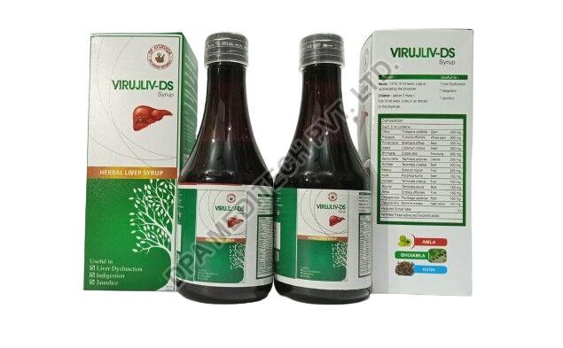 Liquid 200ml Virujliv DS Syrup, Packaging Type : Plastic Bottle