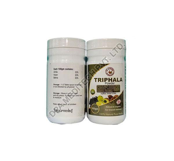 DP Ayurveda Triphala Powder, for Reduce Digestion Problem, Packaging Type : Plastic Box