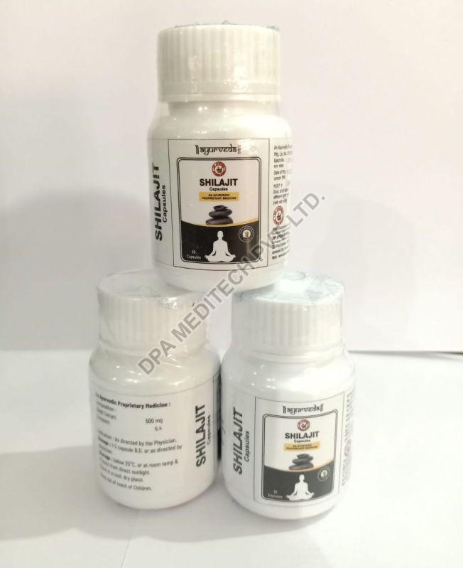 Shilajit Capsules, for Ayurvedic Use, Clinical, Packaging Type : Box