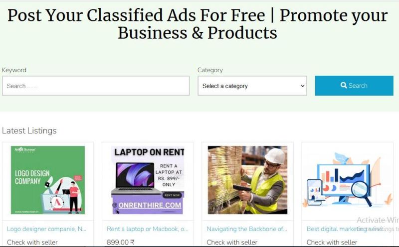 Classified ads services