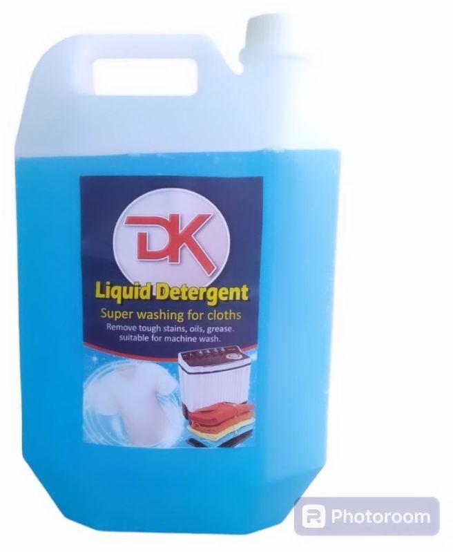 Blue DK 5 Litre Liquid Detergent, for Laundry, Capacity : 5ltr