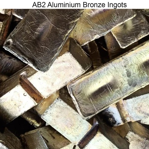 Brown 10 Kg AB2 Aluminium Bronze Ingots, Shape : Rectangle