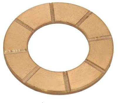 Round Polished Brass Plated Wheel Washer, Color : Golden