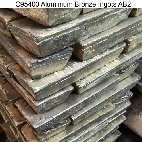 Silver Rectangular C95400 Aluminium Bronze Ingots AB2