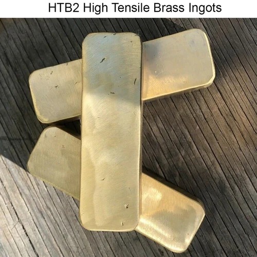 Brown HTB2 High Tensile Brass Ingots, Grade : Industrial Grade