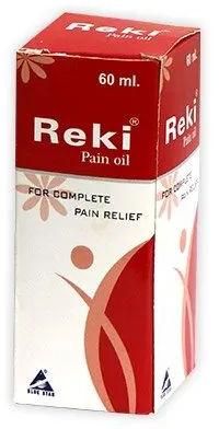 Reki Pain Relief Oil, Packaging Size : 60ml