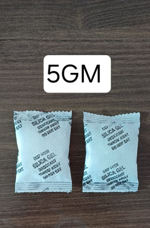 Crystal Size 5 Gm Silica Gel Pouch, For Packaging, Cas No. : 204