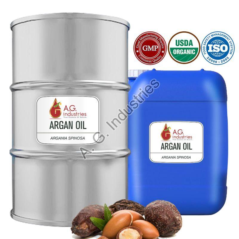 AG Organica Yellow Liquid 100% Pure Argan Oil Cosmetic, for Skin Product Use